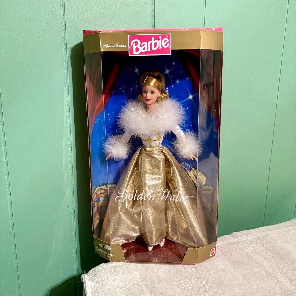 Mattel Vintage Golden Waltz Barbie Doll Special Edition 1998 #23220 NIB NRFB